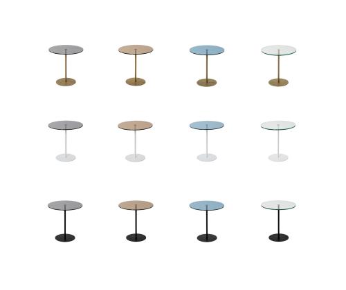 Chill-Out sohvapöytä - Kulta, Tummanharmaa