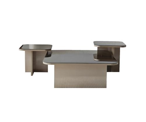 Sohvapöytä Jazz - Beige, Pronssi