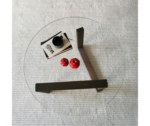 Sohvapöytä Yuvarlak Cam Orta Sehpa S300