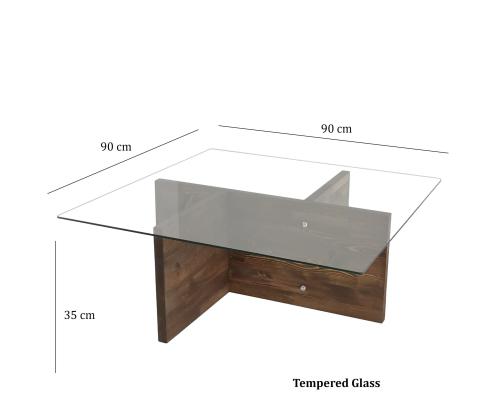 Sohvapöytä Glory - Pähkinäpuu