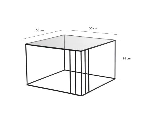 Sohvapöytä Outline - Musta
