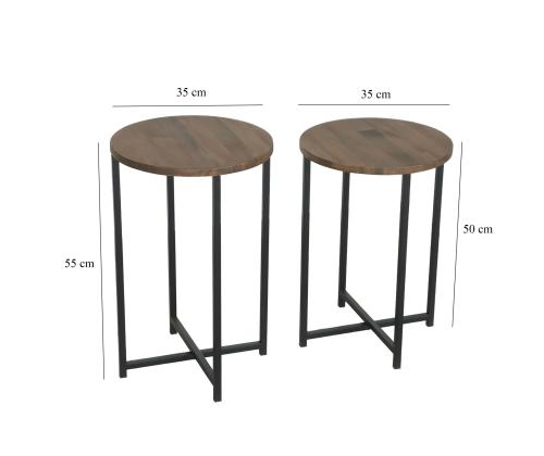 Sohvapöytä Neta Set - Pähkinä