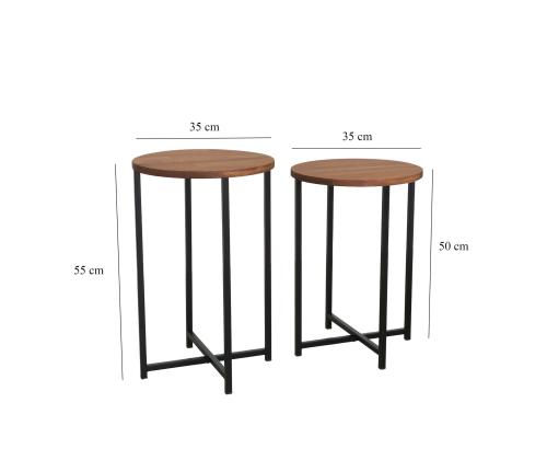 Sohvapöytä Neta Set - Tammi