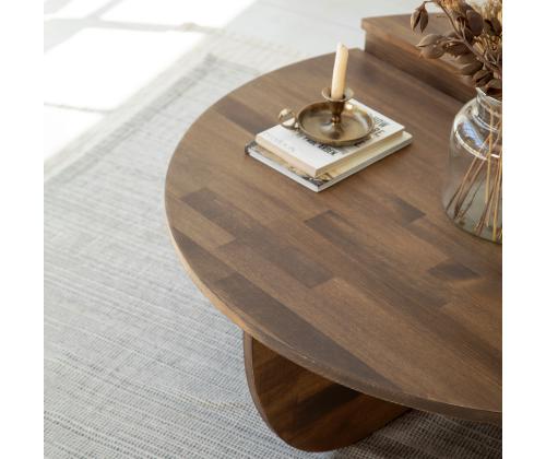 Sohvapöytä Podium Puu - Pähkinä