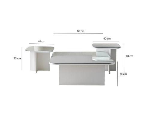 Sohvapöytä Jazz - Valkoinen