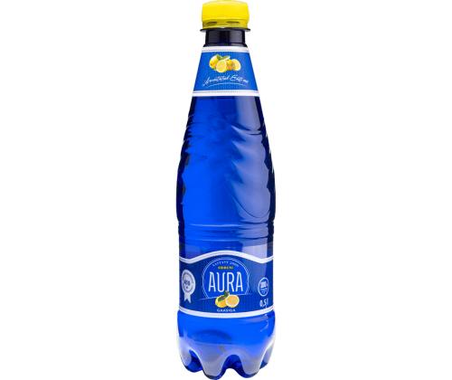 Vesi AURA Plus sitruunamakuinen 0,5L (hiilihappo)