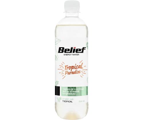 BELIEF Energiavesi trooppinen 0,53 l (lemmikki, hiilihapotettu)