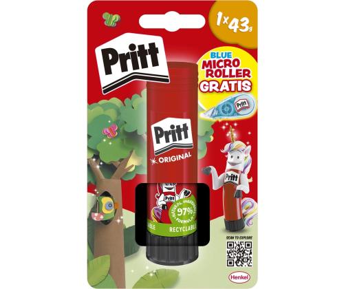 Bonussetti PRITT-liimapuikko 43 g + korjausnauha
