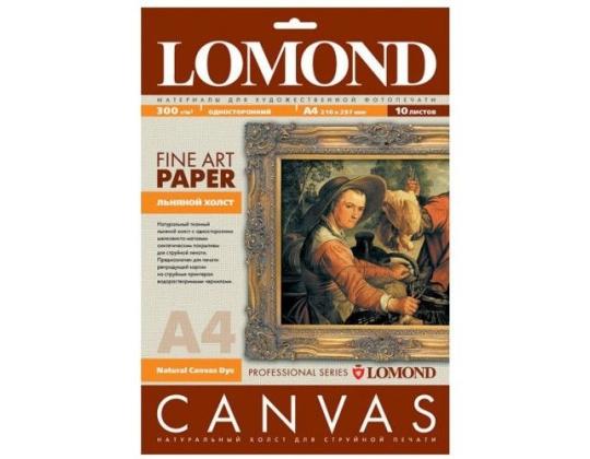 Lomond Fine Art Canvas Dye 300g/m2 A4, 10 arkkia