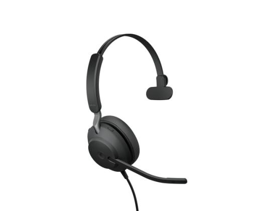 Jabra Evolve2 40 MS Teams Mono Wired Headset, USB-C, musta