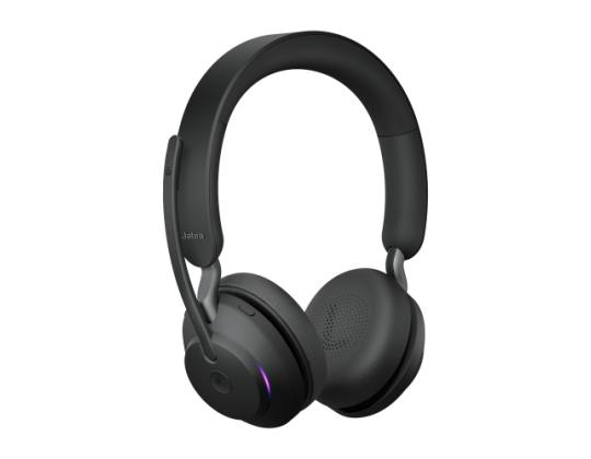 Jabra Evolve2 65 MS langattomat stereokuulokkeet, Bluetooth, USB-A, musta