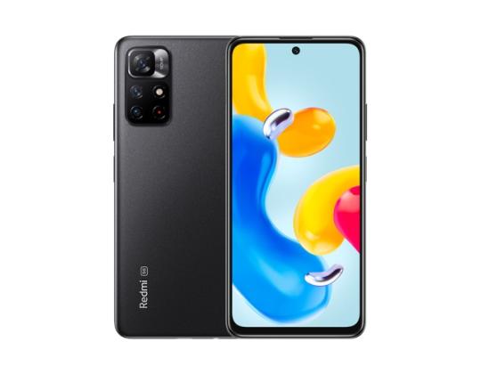 Xiaomi Redmi Note 11S -älypuhelin 6,6 tuumaa, 6 Gt RAM-muistia, 128 Gt ROM, Dual SIM, 5G, Midnight Black