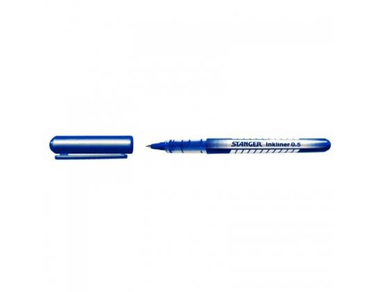 STANGER Rollerball Solid Inkliner 0,5 mm, sininen, 1 kpl. 7420002