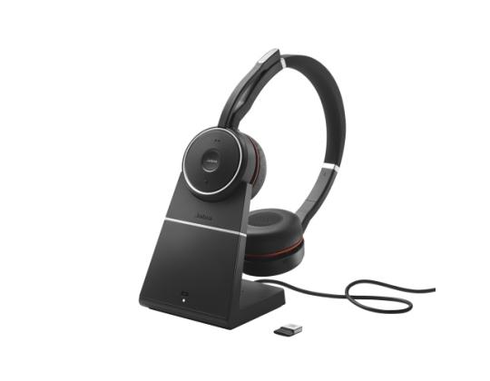 JABRA Evolve 75 SE UC Stereo Langaton Bluetooth Peakomplekt/kõrvaklapid, Lataustelineen, USB-A