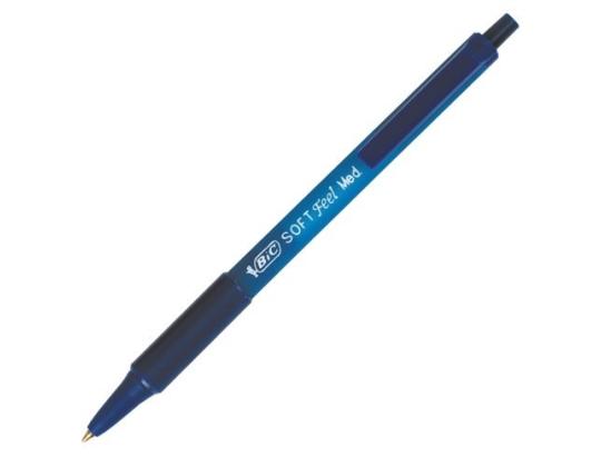 BIC Kuulakärkikynät SOFTFEEL CLIC 0,32 mm, sininen, 1 kpl. 914346