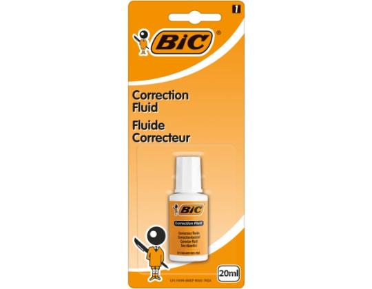 Bic Correction Fluid 20 ml, läpipainopakkaus 1 kpl. 9184701