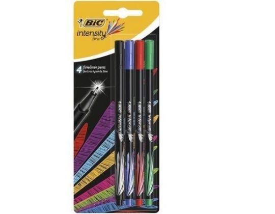 BIC Fineliners INTENSITY FINE CLAS MIX BCL, sarja 4 väriä 449336