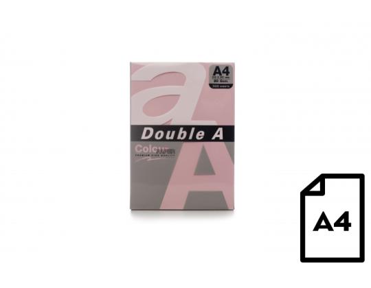 Väripaperi Double A, 80g, A4, 500 arkkia, Pinkki