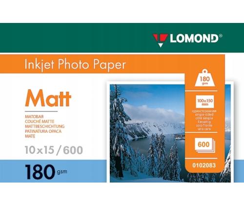 Lomond Photo Inkjet Paper Matte 180 g/m2 10x15, 600 arkkia