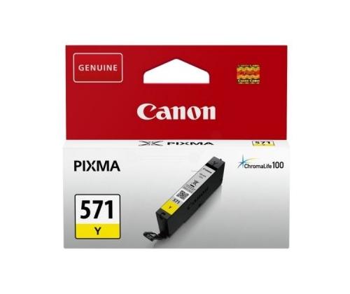 Canon Ink CLI-571Y keltainen (0388C001)