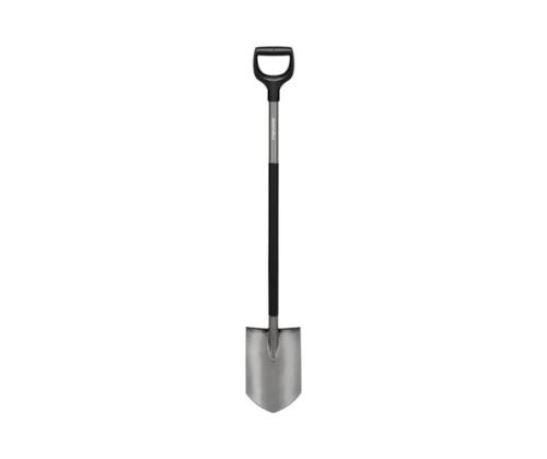 Fiskars Ergonomic 1066708 Terävä lapio, harmaa