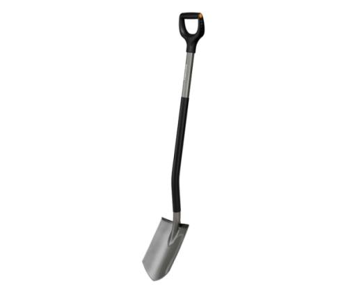Fiskars Ergonomic 1066708 Terävä lapio, harmaa