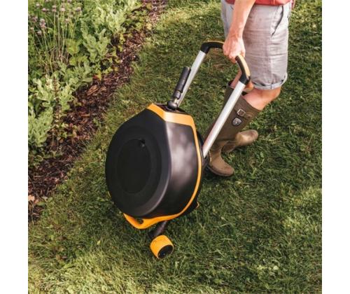Fiskars X-sarja 1067548 Vesipyörä ja letku XL 13mm (1/2''), 27m