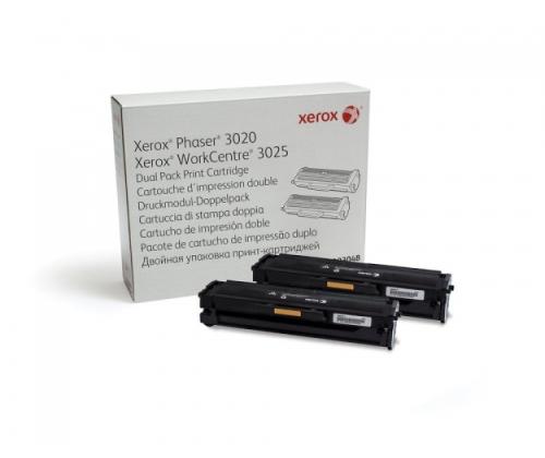 Xerox Phaser 3020 / WorkCentre 3025 (106R03048) kaksoispakkauksen värikasetti, musta