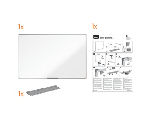Valkotaulu Nobo Essence teräs 1200x900mm (1905211)