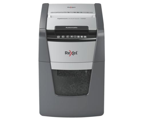 Rexel Optimum AutoFeed+ 100M paperisilppuri, mikrosilppuri 2x15mm 55dB P-5 34L, harmaa/musta