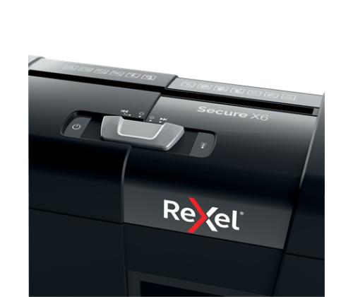 Silppuri Rexel Secure X6 Cross Cut Paper Silppuri P4, 6 arkkia, 10L