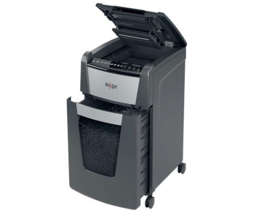 Rexel AutoFeed+ 300X paperisilppuri Ristisilppuri 4x25 mm P-4 60 L, 55 dB, harmaa/musta (SPEC)