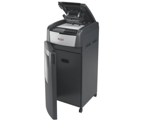 Rexel AutoFeed+ 600M paperisilppuri Mikrosilppuri 2x15mm P-5 110L, 55 dB, harmaa/musta, harmaa/musta
