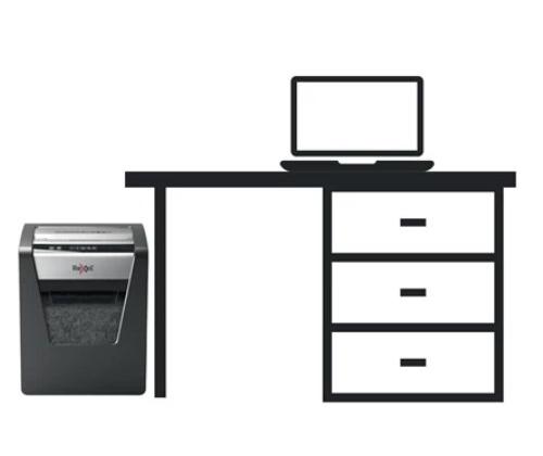 Rexel Momentum X415 paperisilppuri Ristisilppuava 4x40mm, P4, harmaa/musta