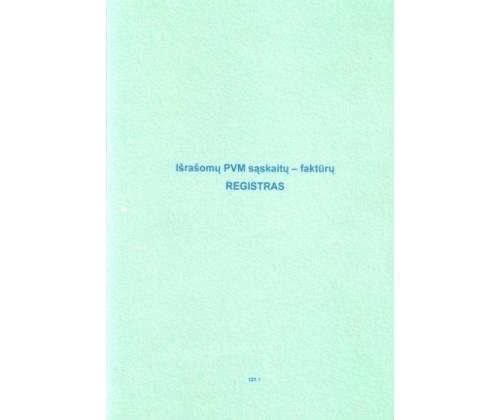 Išrašomų PVM sąskaitų faktūrų registras, A4 (48) 0720-061