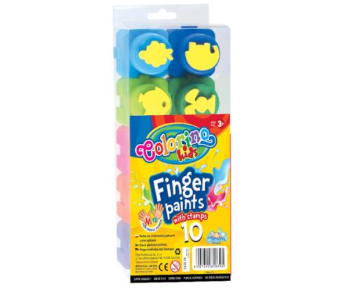 COLORINO Kids Finger maalaa 10 väriä