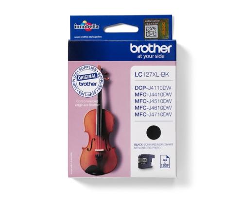 Brother LC127XL (LC127XLBK) mustekasetti, musta