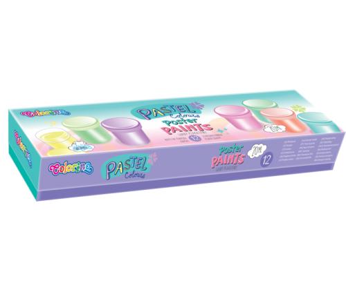 COLORINO pastelli Julistemaalit 20 ml 12 väriä