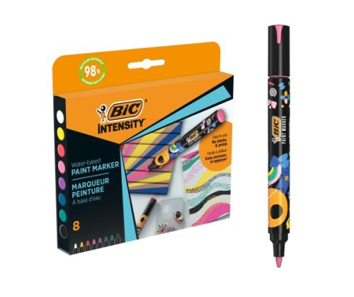 BIC Intensity Paint Marker 8 värin setti