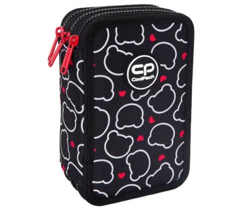 Kolmikerroksinen kynäkotelo, jossa on laitteet CoolPack Jumper 3 BEAR