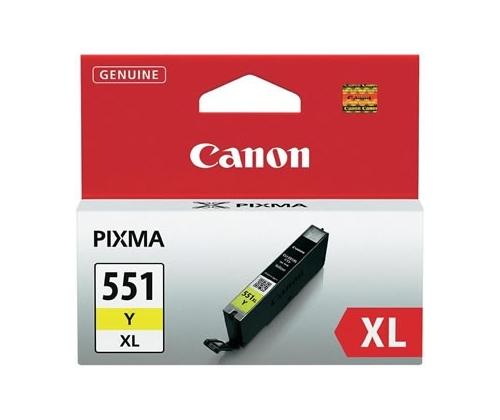 Canon CLI-551YXL (6446B001) mustekasetti, keltainen