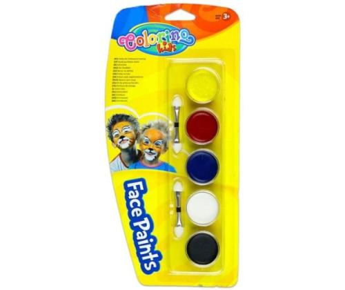 COLORINO Kids Face maalit 5 väriä