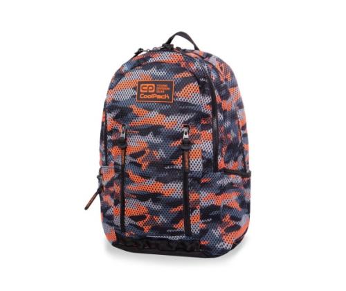 Reppu COOLPACK Impact II Camo Mesh Oranssi