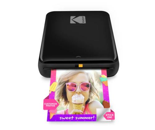 Kodak STEP Instant Mobile Photo -tulostin Colour ZINK 2x3 ' 1 ppm, Bluetooth, musta