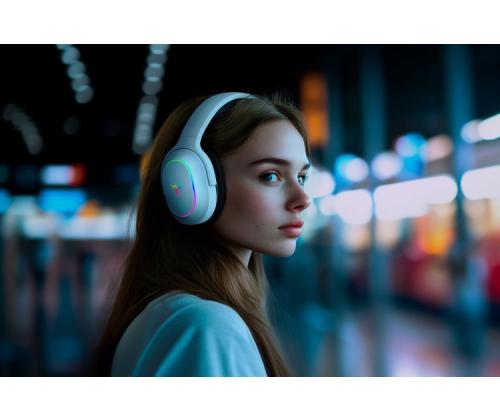 Razer Barracuda X Chroma langattomat pelikuulokkeet, Bluetooth, valkoinen