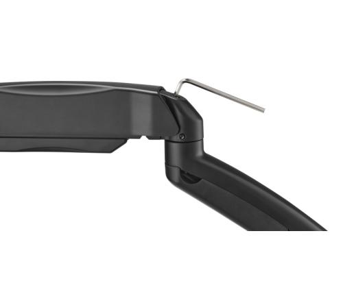 Up Up Premium yhden näytön näytön varsi 17-32'', VESA 75x75, 100x100, mattamusta