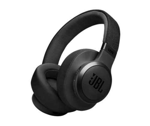 JBL Live 770NC Langalliset ja langattomat kuulokkeet, Bluetooth, 3,5 mm:n liitäntä, Musta