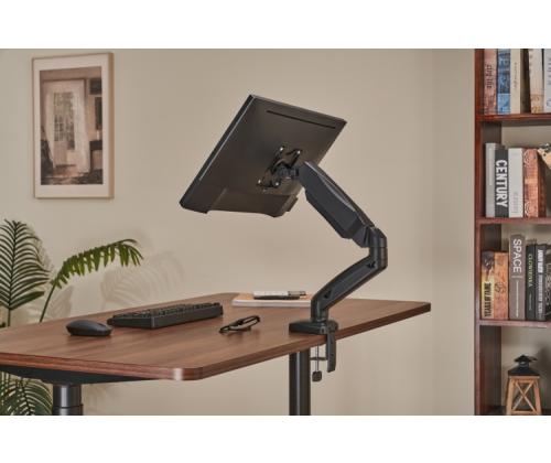 Up Up Premium yhden näytön näytön varsi 17-32'', VESA 75x75, 100x100, mattamusta