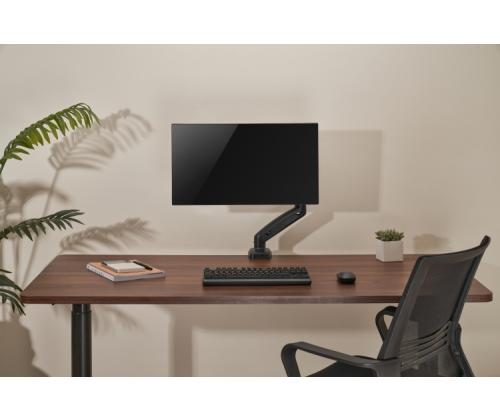 Up Up Premium yhden näytön näytön varsi 17-32'', VESA 75x75, 100x100, mattamusta