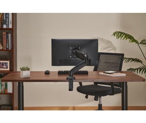 Up Up Premium yhden näytön näytön varsi 17-32'', VESA 75x75, 100x100, mattamusta